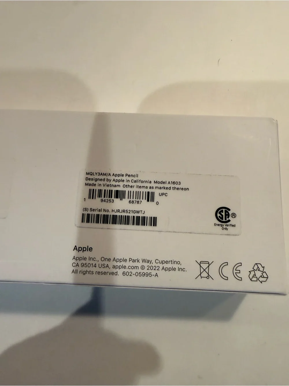 NEW Apple Pencil (see specs in photos)